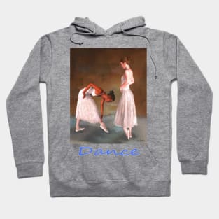 Two dancers women girls standing offstage Hoodie